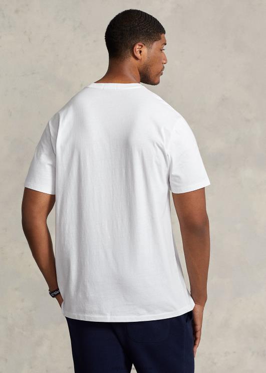 Ralph Lauren mehed logoga trikoo T-särk PR0V1625 valge