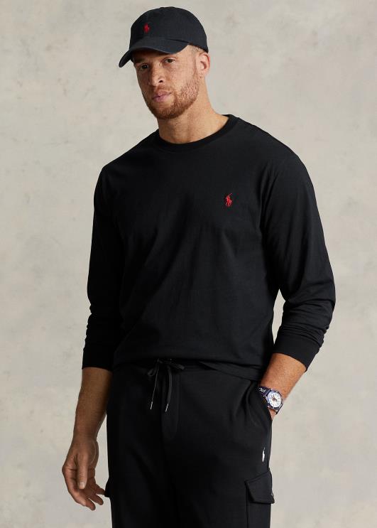 Ralph Lauren mehed logoga trikoo T-särk PR0V1654 must