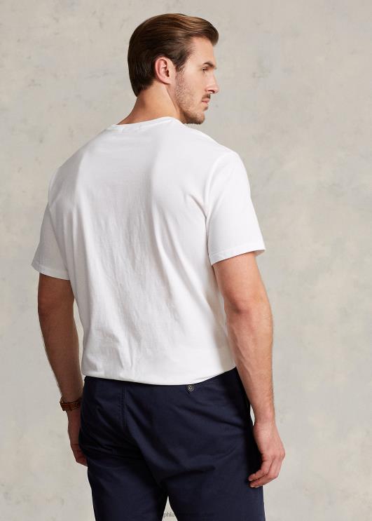 Ralph Lauren mehed polo bear jersey t-särk PR0V1493 valge preppy karu