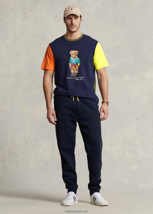 Ralph Lauren mehed polo karu värviplokiga trikoo T-särk PR0V1328 kruiisi merekaru