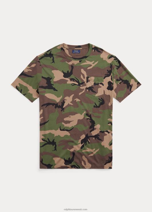 Ralph Lauren mehed tasku t-särk PR0V1408 ülejääk camo