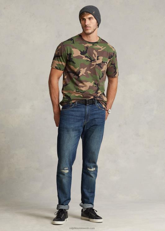 Ralph Lauren mehed tasku t-särk PR0V1408 ülejääk camo