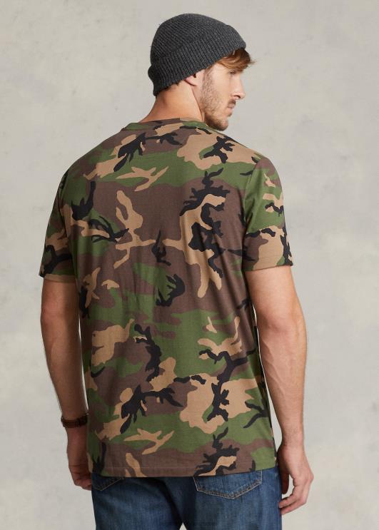 Ralph Lauren mehed tasku t-särk PR0V1408 ülejääk camo