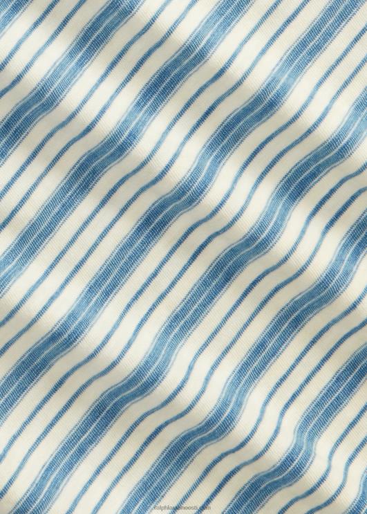 Ralph Lauren mehed triibuline jersey ringer t-särk PR0V1749 indigo/koor