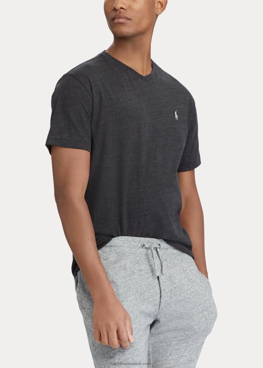 Ralph Lauren mehed trikoo v-kaelusega T-särk PR0V1415 lill lilla