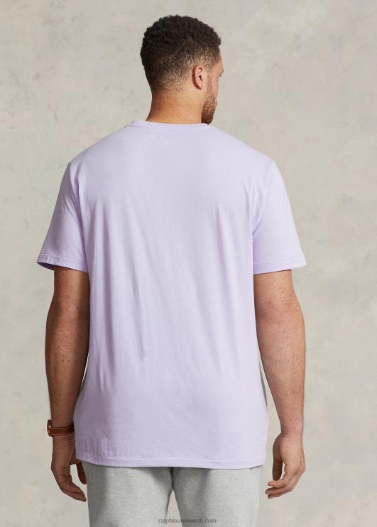 Ralph Lauren mehed trikoo v-kaelusega T-särk PR0V1415 lill lilla