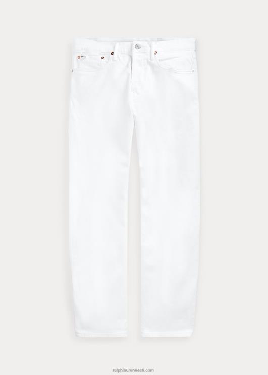 Ralph Lauren mehed hampton lõdvestunud sirge teksa PR0V1291 dover stretch valge