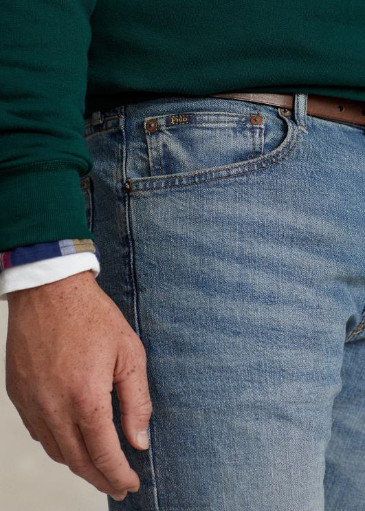 Ralph Lauren mehed hampton lõdvestunud sirge teksa PR0V1468 kerge indigo