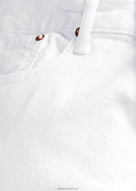 Ralph Lauren mehed hampton lõdvestunud sirge teksa PR0V283 valge venitus