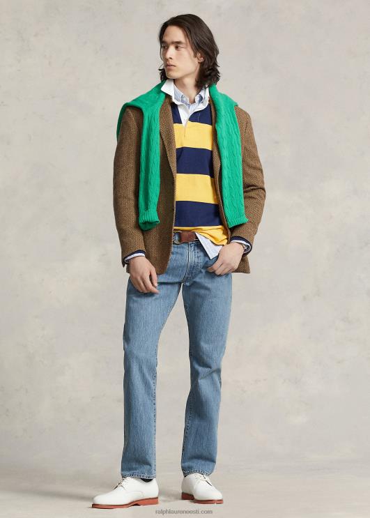 Ralph Lauren mehed hampton lõdvestunud sirge teksa PR0V337 keskmine indigo