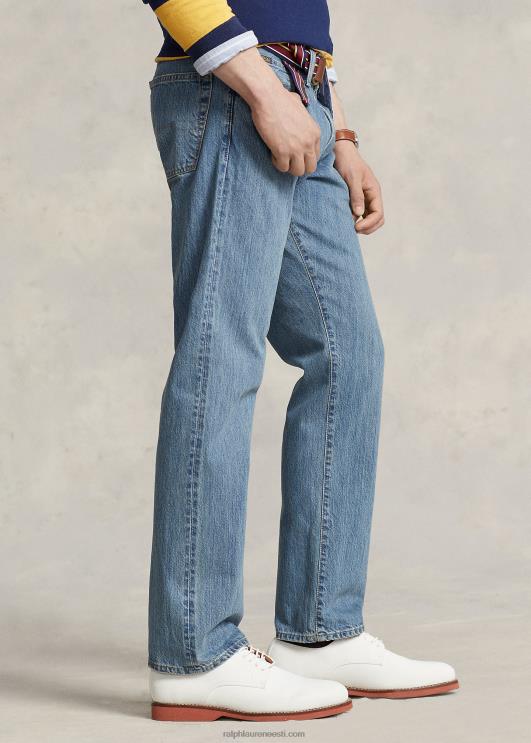 Ralph Lauren mehed hampton lõdvestunud sirge teksa PR0V337 keskmine indigo