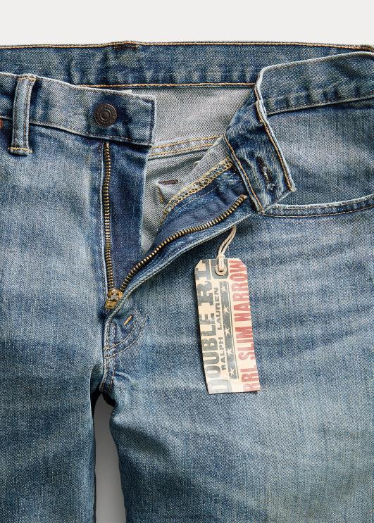 Ralph Lauren mehed õhukesed kitsad eakinsi teksad PR0V1779 eakins pesu