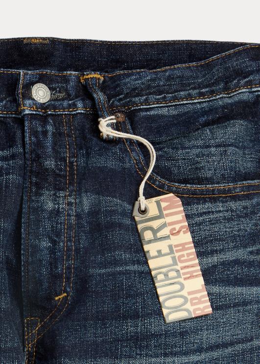 Ralph Lauren mehed kõrge õhuke bayview selvedge teksa PR0V8692 Bayview pesu