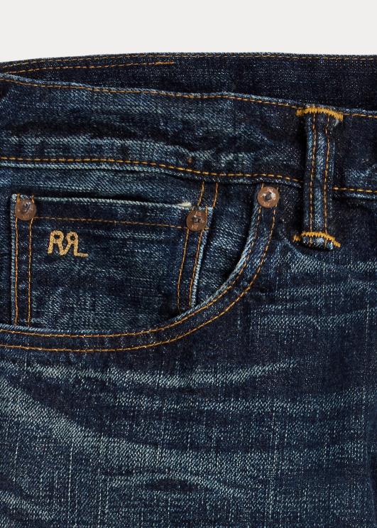 Ralph Lauren mehed kõrge õhuke bayview selvedge teksa PR0V8692 Bayview pesu