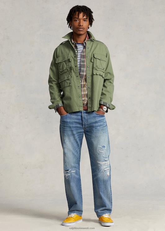 Ralph Lauren mehed klassikaline istuv distressed teksa PR0V8503 surfivaade