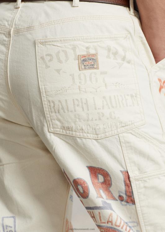 Ralph Lauren mehed lõdvestunud istuvusega graafiline tisleriteksa PR0V1087 puukütt