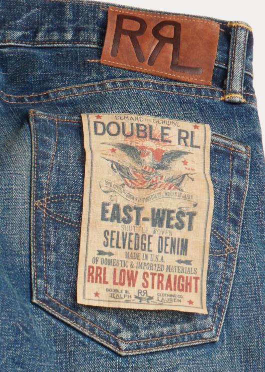 Ralph Lauren mehed madal sirge istuvusega teksapüks PR0V1700 odessa pesu