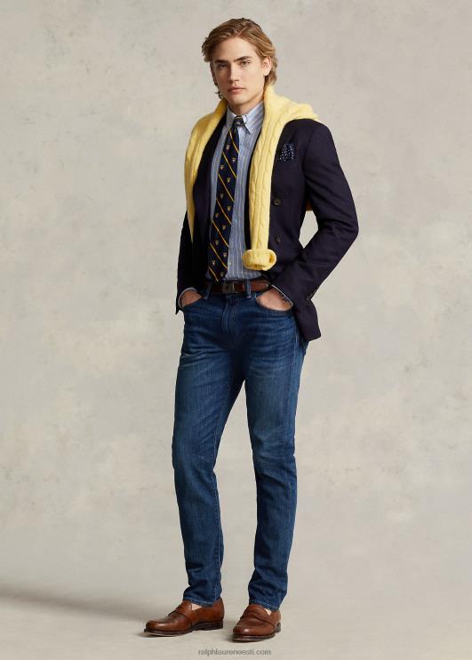 Ralph Lauren mehed pargiäärne aktiivne kitsenev veniv teksa PR0V321 warrentoni venitus