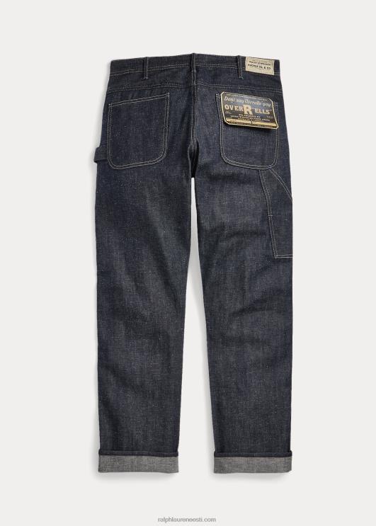 Ralph Lauren mehed piiratud väljaandega insenerliiges teksapüksid PR0V1763 jäik