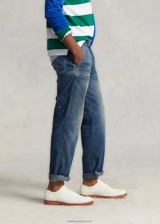 Ralph Lauren mehed salinger sirge sobivusega hädas teksa PR0V118 harihari