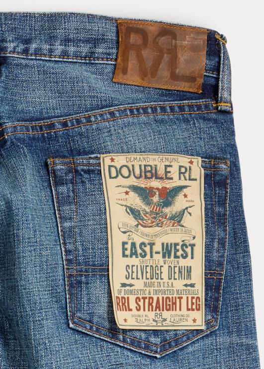 Ralph Lauren mehed sirge istumisega hillsview selvedge teksa PR0V8691 hillsview pesu