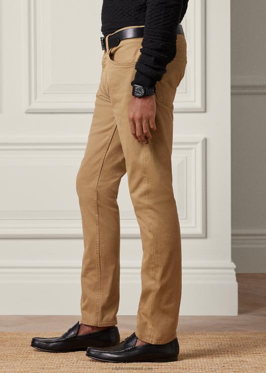 Ralph Lauren mehed slim fit stretch teksa PR0V53 kaamel