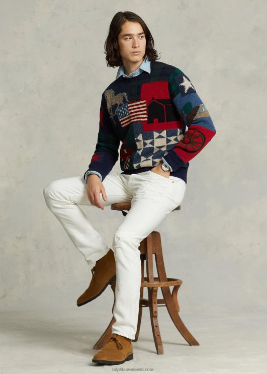 Ralph Lauren mehed sullivan slim distressed teksa PR0V8434 glengate