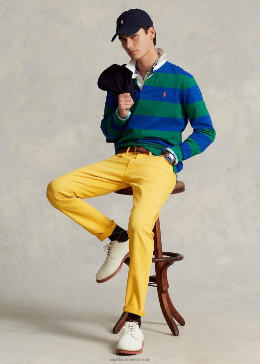 Ralph Lauren mehed sullivan slim stretch teksa PR0V466 kollane uim