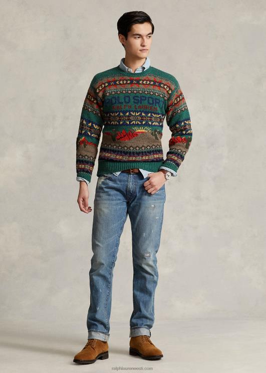 Ralph Lauren mehed varic slim sirge distressed teksa PR0V135 buckbrooke