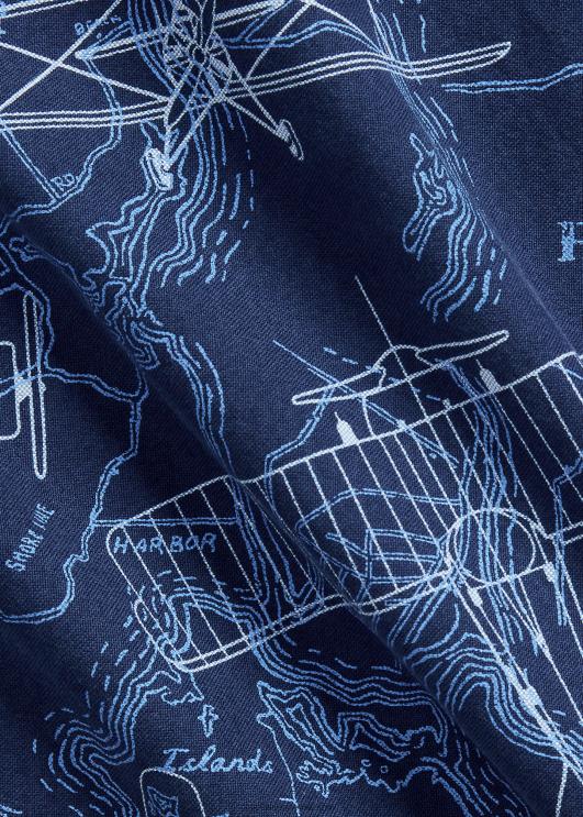 Ralph Lauren mehed Klassikalise sobivusega aviation print Oxfordi särk PR0V8466 mitu