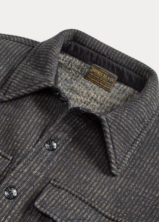 Ralph Lauren mehed žakaarsärk PR0V1781 süsi/koor