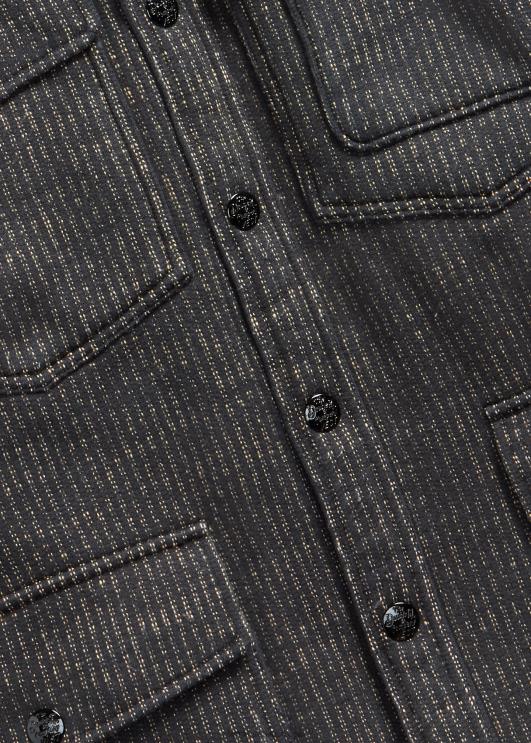 Ralph Lauren mehed žakaarsärk PR0V1781 süsi/koor