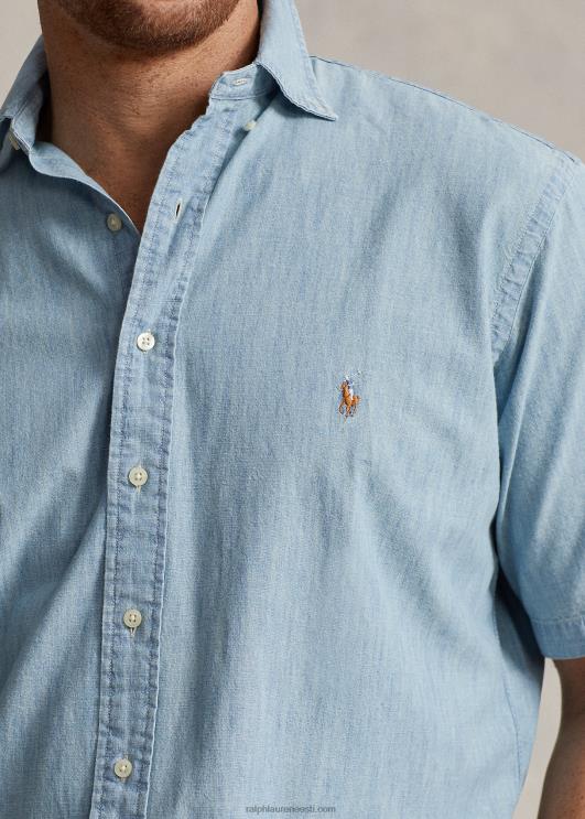 Ralph Lauren mehed chambray särk PR0V1429 kerge indigo