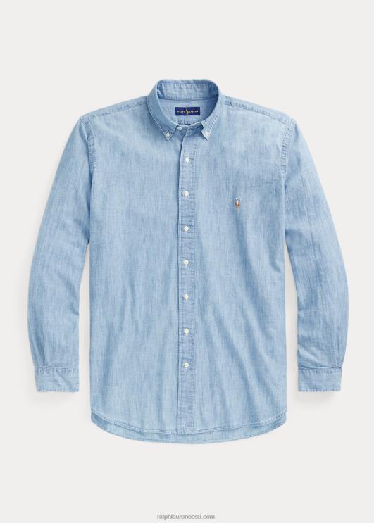 Ralph Lauren mehed chambray särk PR0V1870 kerge indigo