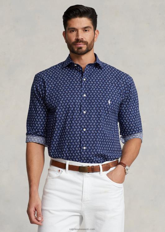 Ralph Lauren mehed foulard veniv popliinsärk PR0V1359 gansett foulard