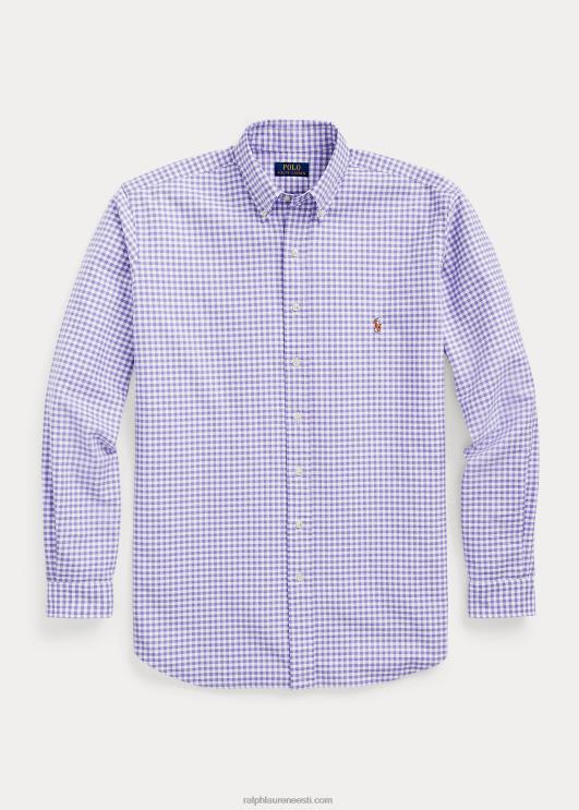 Ralph Lauren mehed gingham oxfordi särk PR0V1423 kaktus lilla/valge