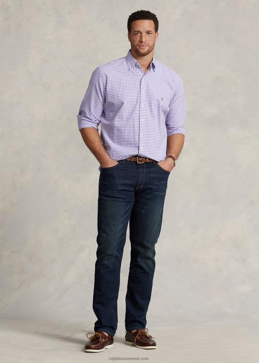 Ralph Lauren mehed gingham oxfordi särk PR0V1423 kaktus lilla/valge