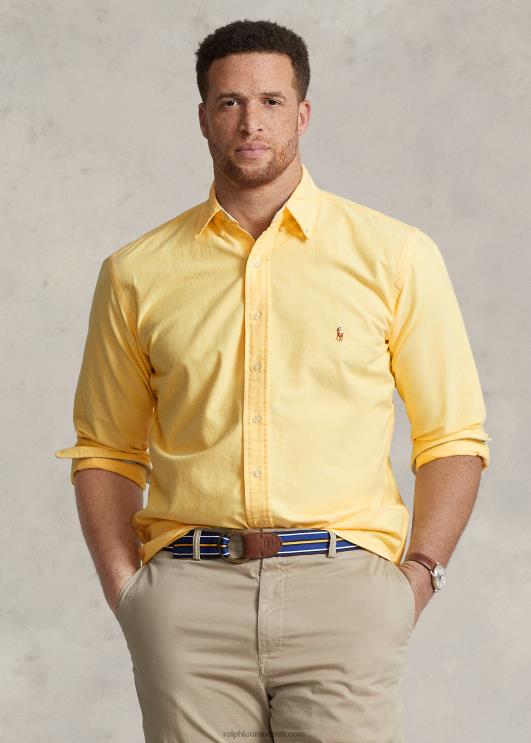 Ralph Lauren mehed ikooniline Oxfordi särk PR0V1438 kollane oxford