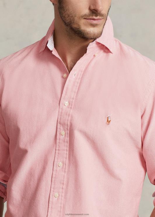 Ralph Lauren mehed ikooniline Oxfordi särk PR0V1439 päikesetõus punane