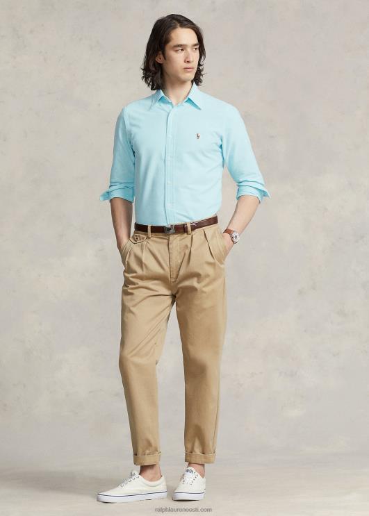 Ralph Lauren mehed ikooniline oxfordi särk – sobib kõigile PR0V8371 egeuse sinine