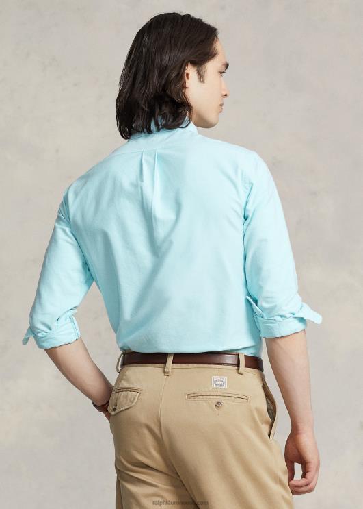 Ralph Lauren mehed ikooniline oxfordi särk – sobib kõigile PR0V8371 egeuse sinine