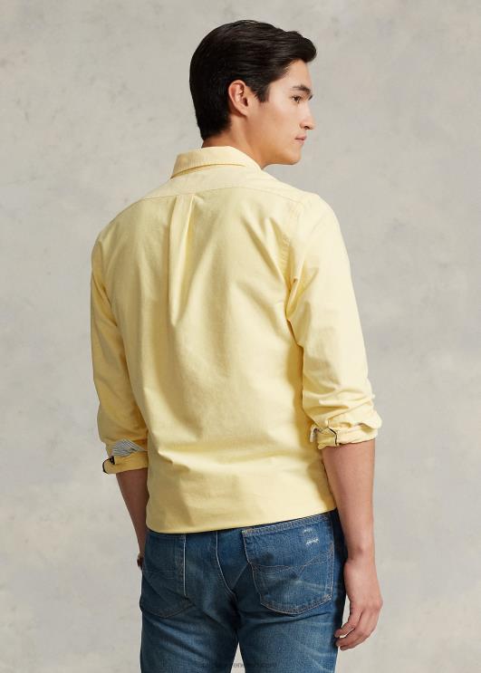 Ralph Lauren mehed ikooniline oxfordi särk – sobib kõigile PR0V8373 kollane oxford