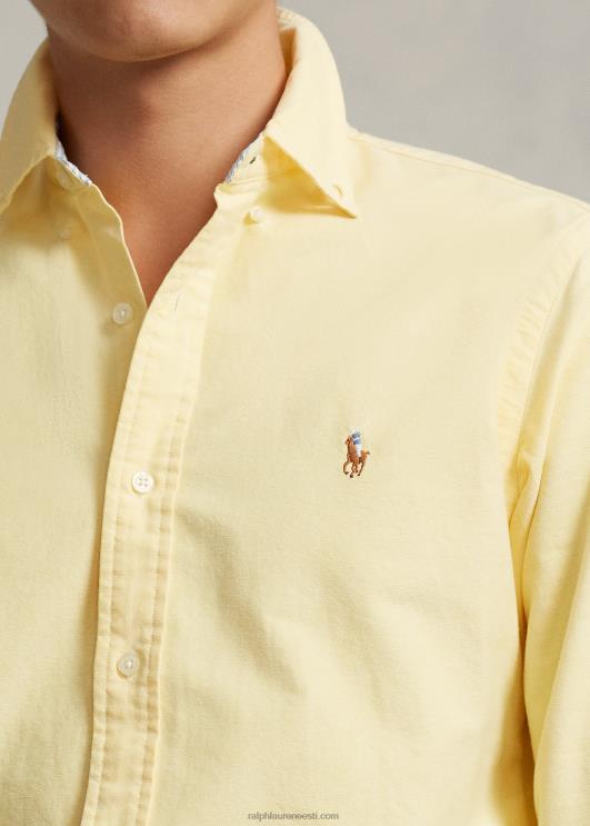 Ralph Lauren mehed ikooniline oxfordi särk – sobib kõigile PR0V8373 kollane oxford