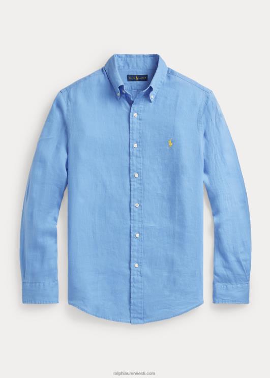 Ralph Lauren mehed kerge linane särk PR0V1553 sadamasaar sinine