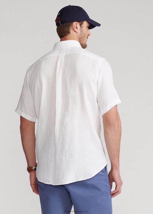 Ralph Lauren mehed kerge linane särk PR0V1903 valge