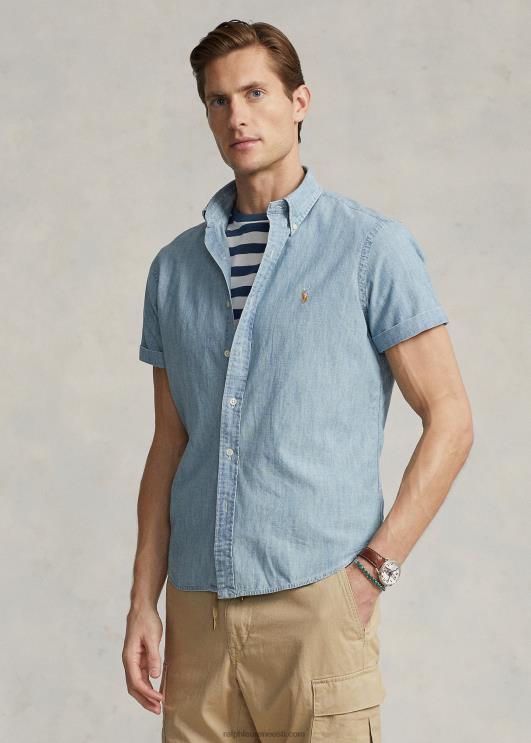 Ralph Lauren mehed klassikaline chambray särk PR0V833 kerge indigo