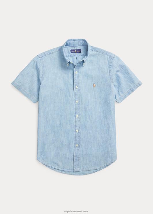 Ralph Lauren mehed klassikaline chambray särk PR0V833 kerge indigo