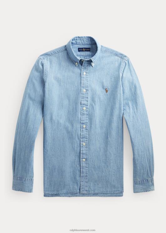 Ralph Lauren mehed klassikaline chambray särk PR0V8424 kerge indigo