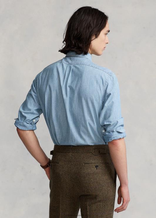 Ralph Lauren mehed klassikaline chambray särk PR0V8424 kerge indigo
