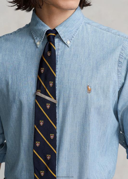 Ralph Lauren mehed klassikaline chambray särk PR0V8424 kerge indigo